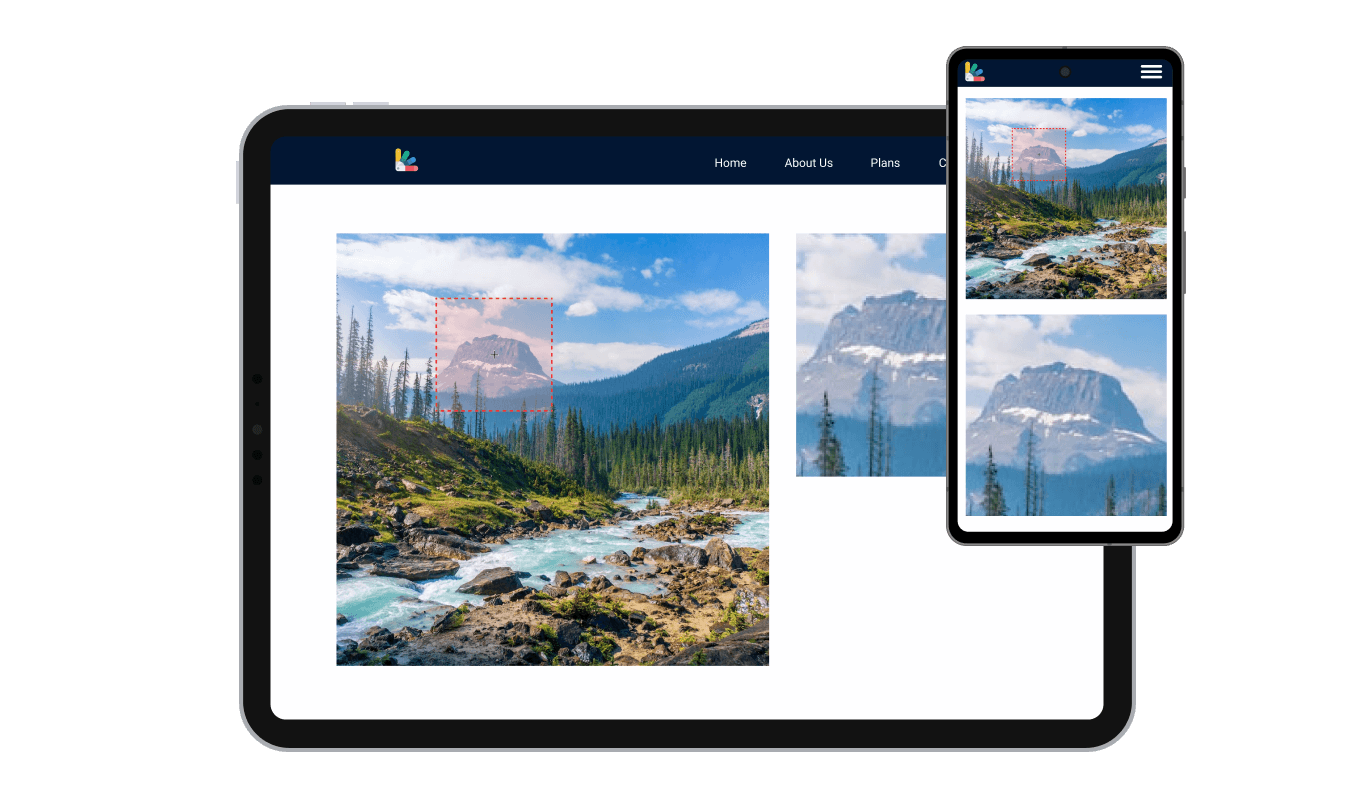 Image Magnifier - It's all about responsive design for your Portfoliobox portfolio
