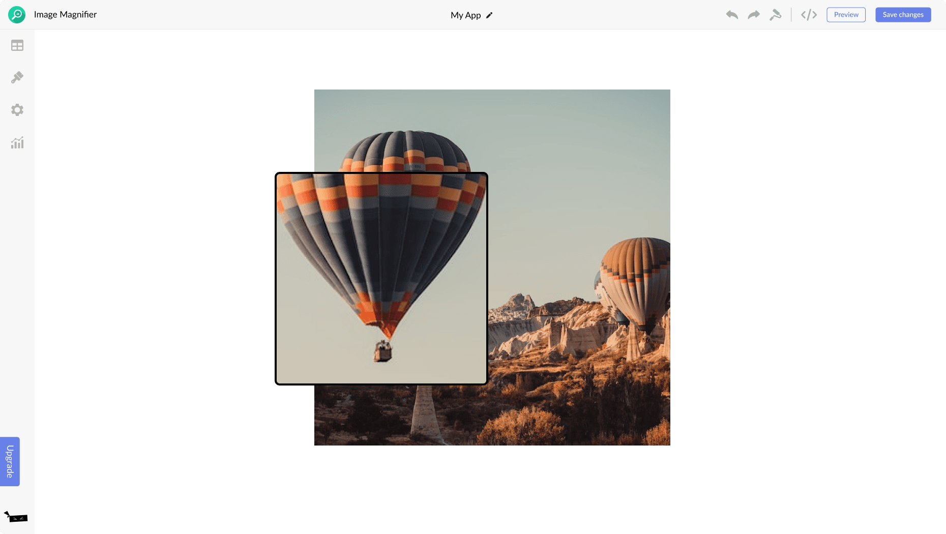 Image Magnifier for Portfoliobox