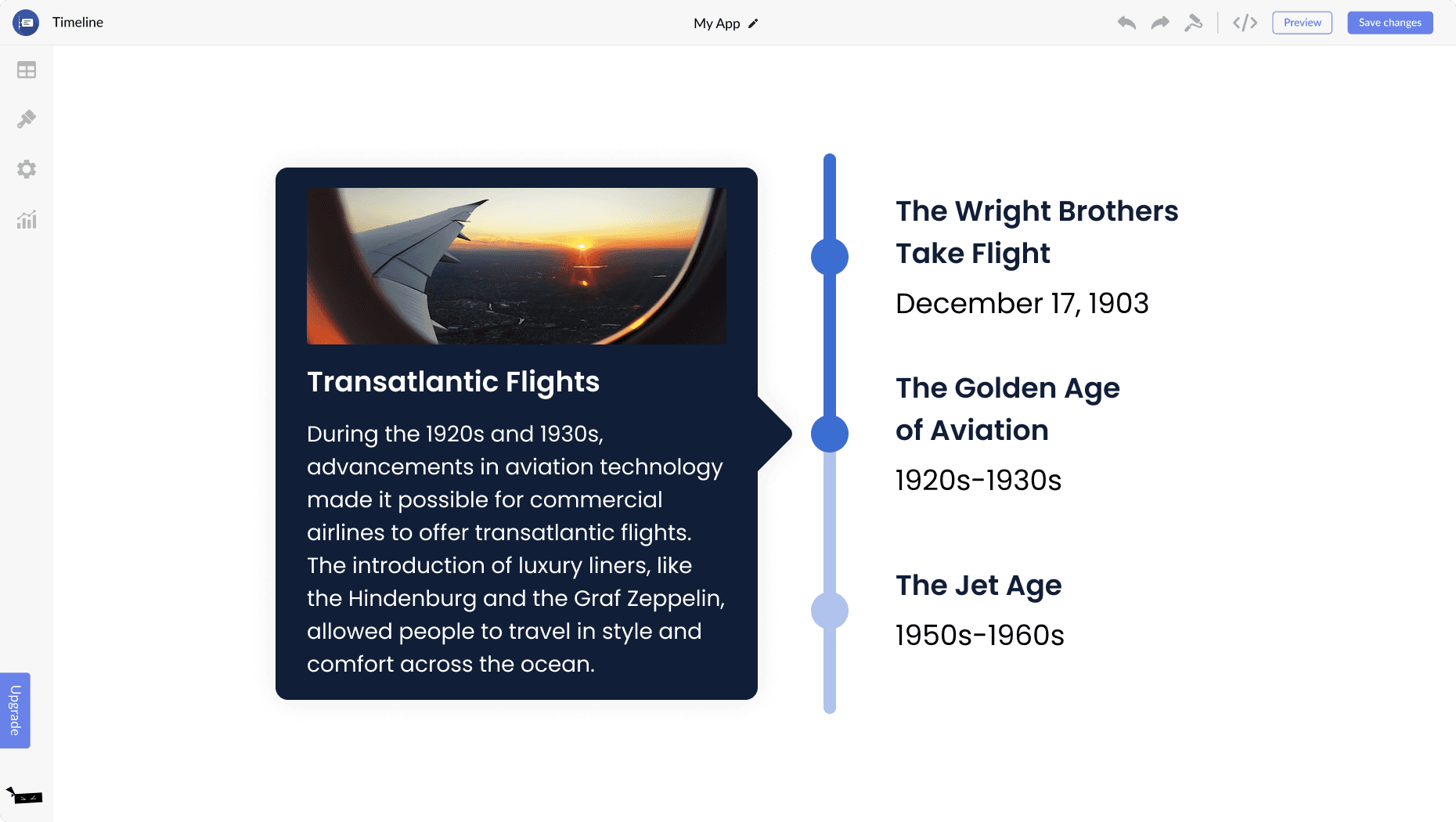 Timeline for Novi Builder