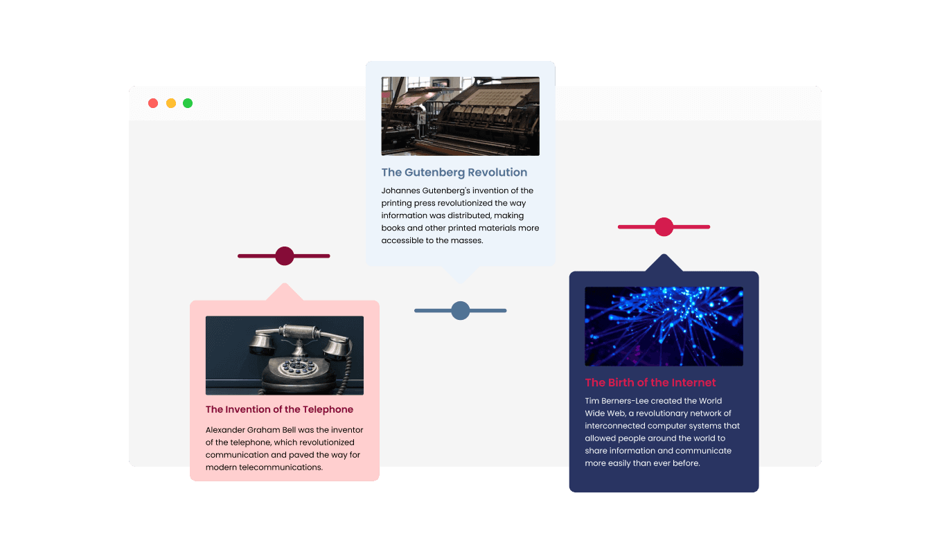 Timeline - An array of Elegant Timeline Skins with NING widget