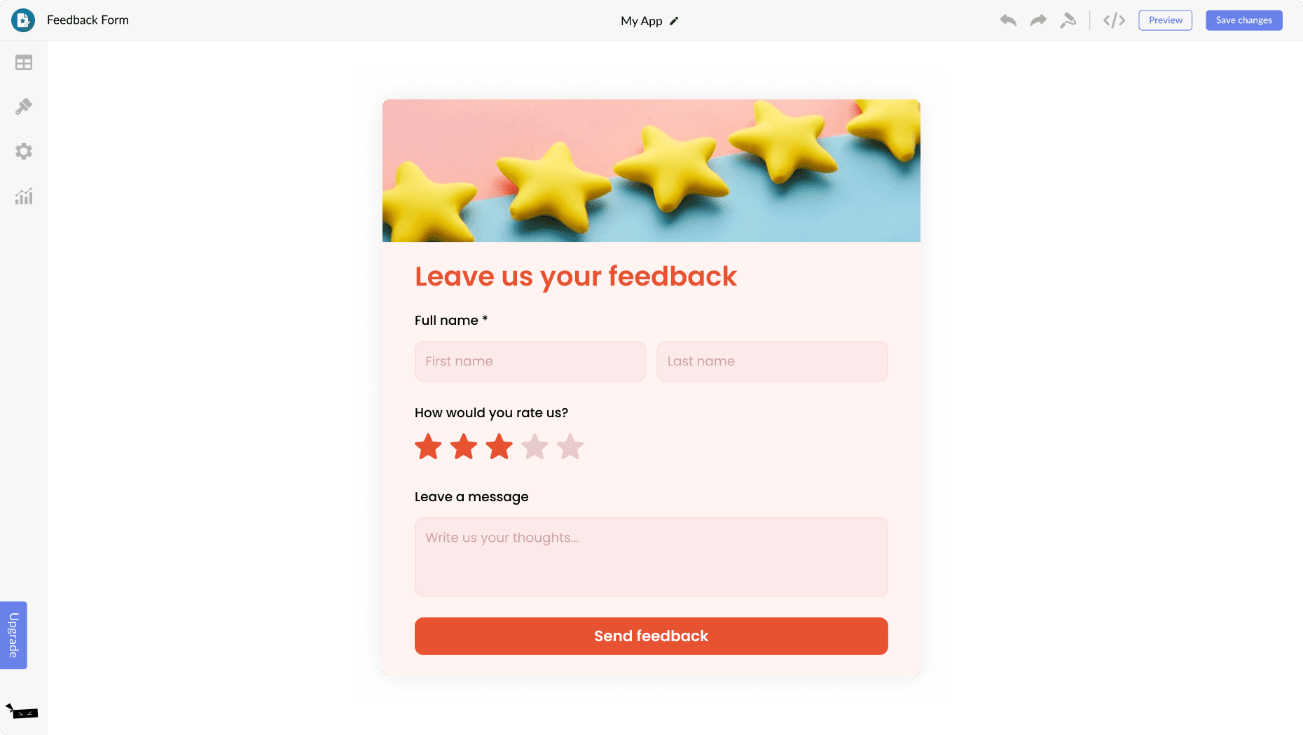 Feedback Form for Brightspot