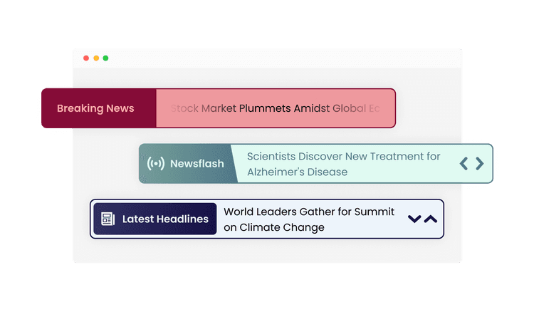News Ticker Widget - Free & Works on Any Website