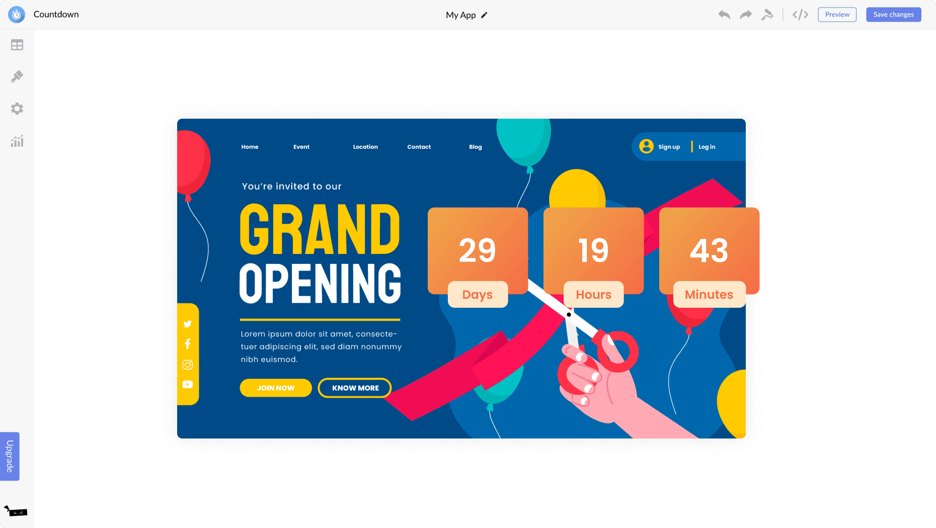 Countdown for Commerce Vision