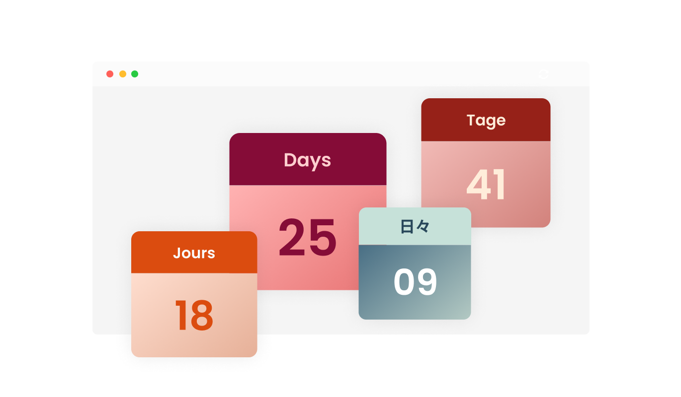 Countdown - Customize Countdown Titles and Labels on Lindo