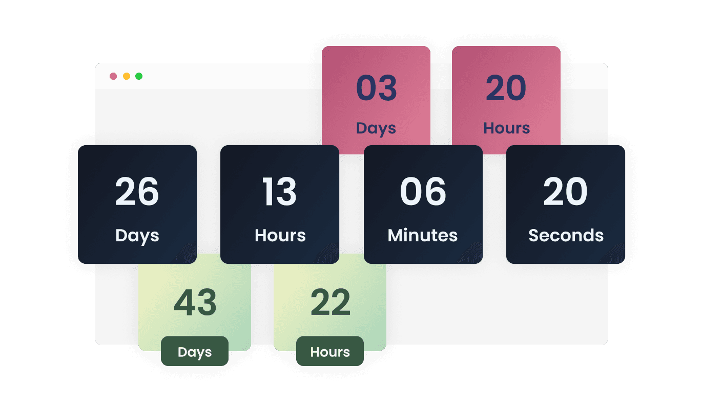 Countdown - Personalize Countdown Appearance with Webflow Skins