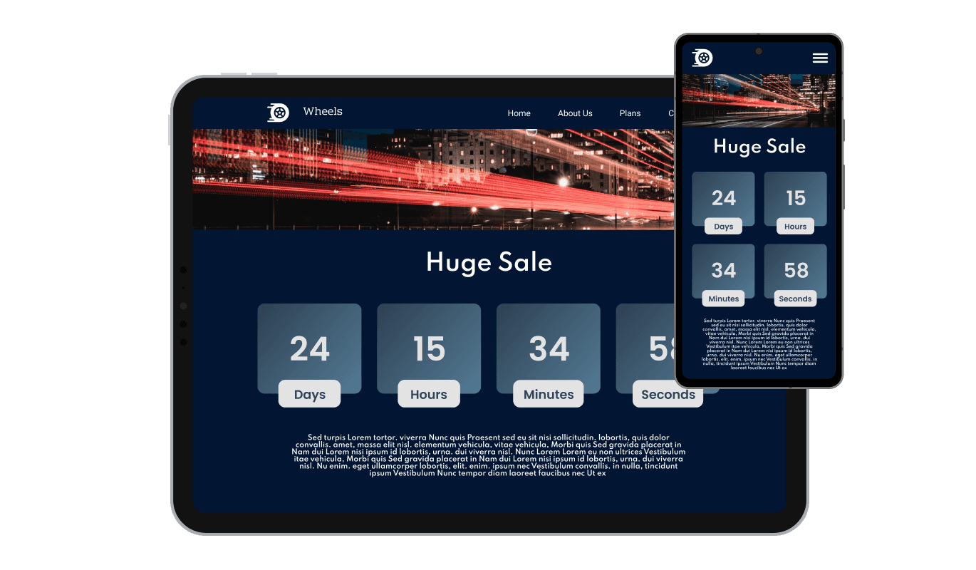 Countdown - Flawless Responsive Design for Neocities Countdown