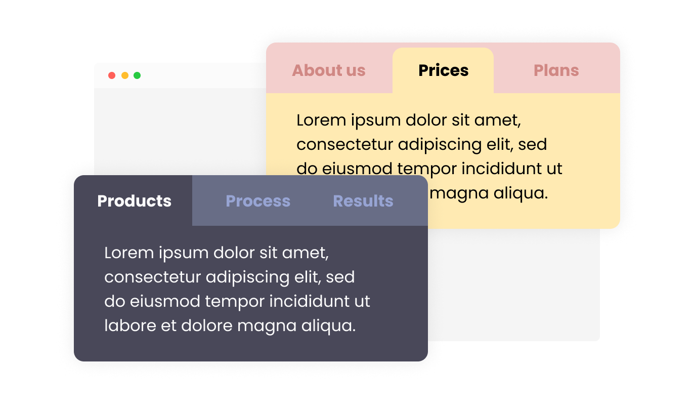 Tabs - Wide Variety of Tabs Skins for Magnolia CMS
