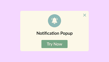 Notification Popup for Simbla logo