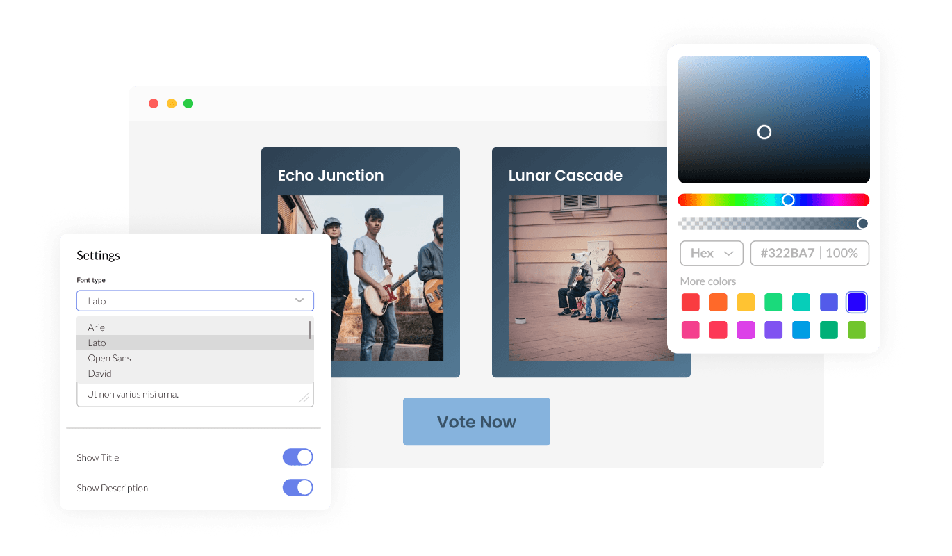 Image Poll - Fully Customizable