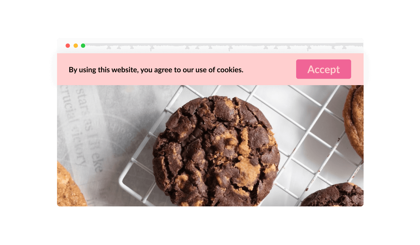 Cookies Consent Bar - Easy-to-Understand Cookies Consent Bar for Swipe Pages