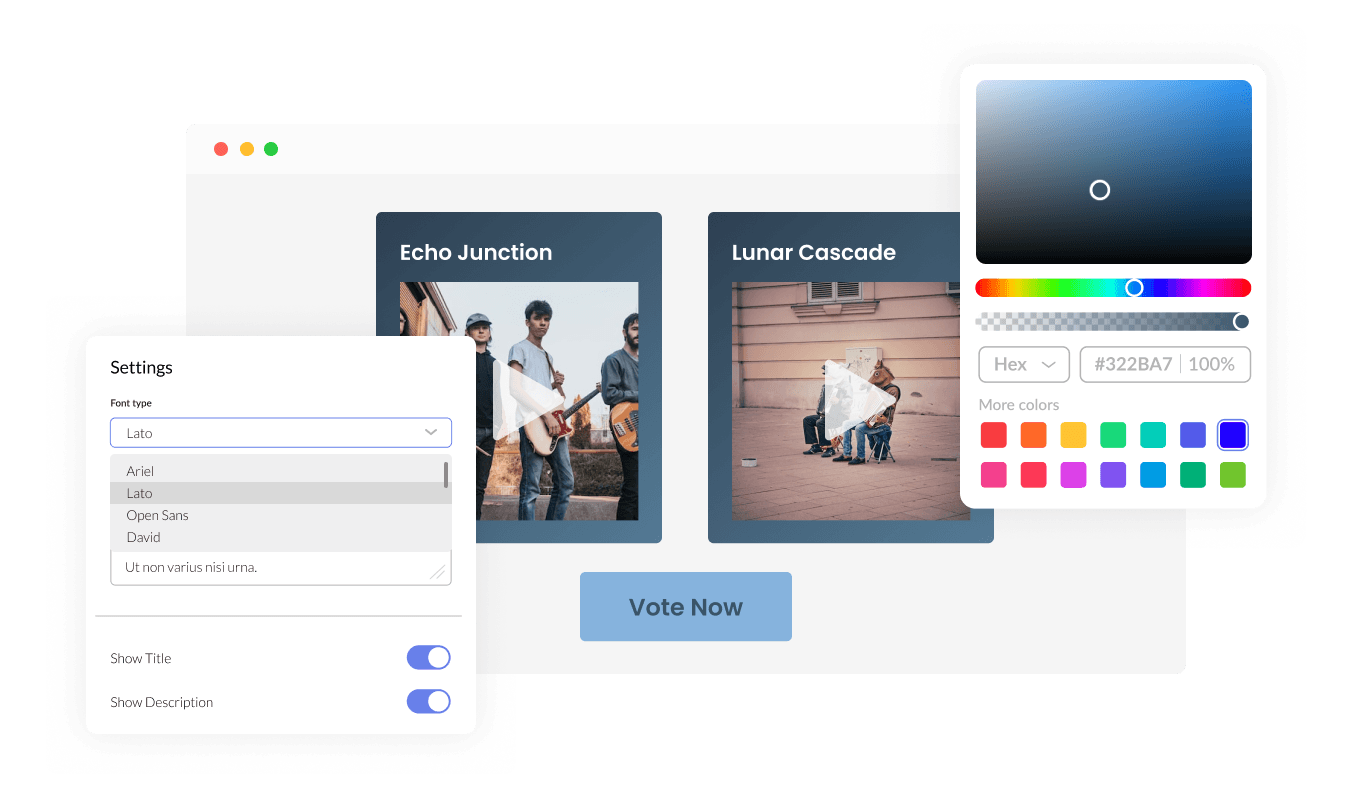 Video Poll - Fully Customizable Video Poll