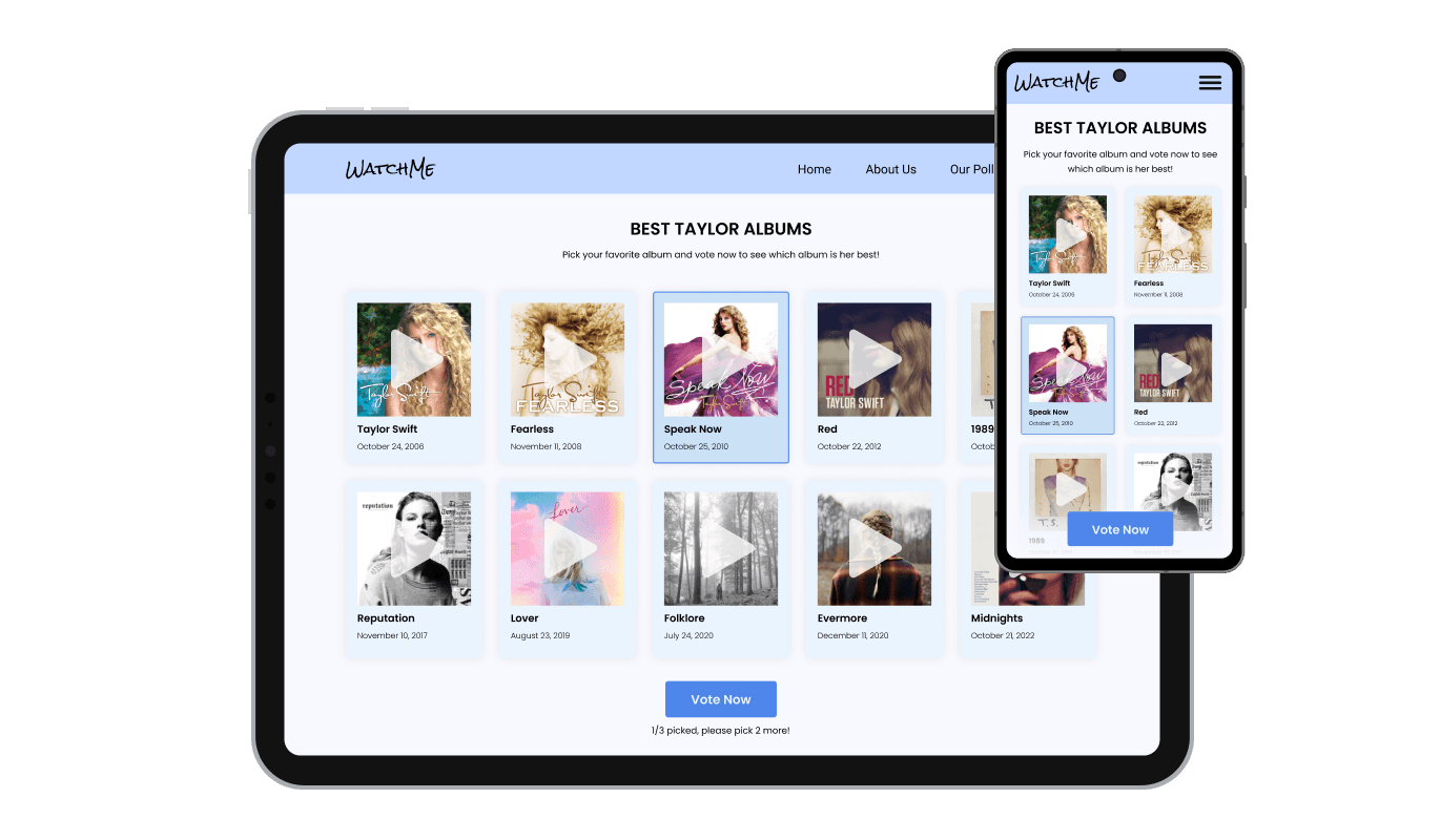 Video Poll - Video Poll Responsive Design