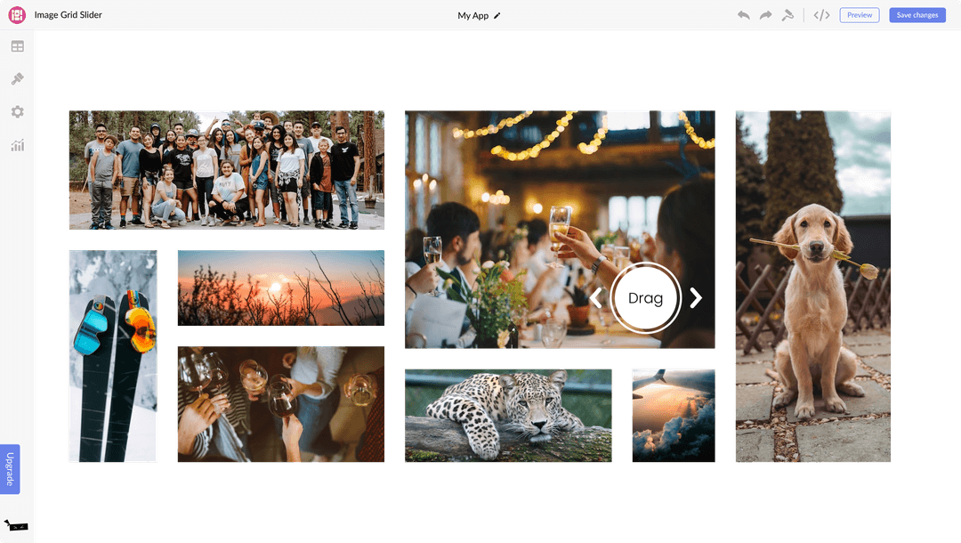 Image Grid Slider Free & Works on Any site