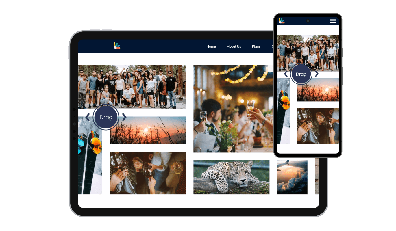 Image Grid Slider Free & Works on Any site