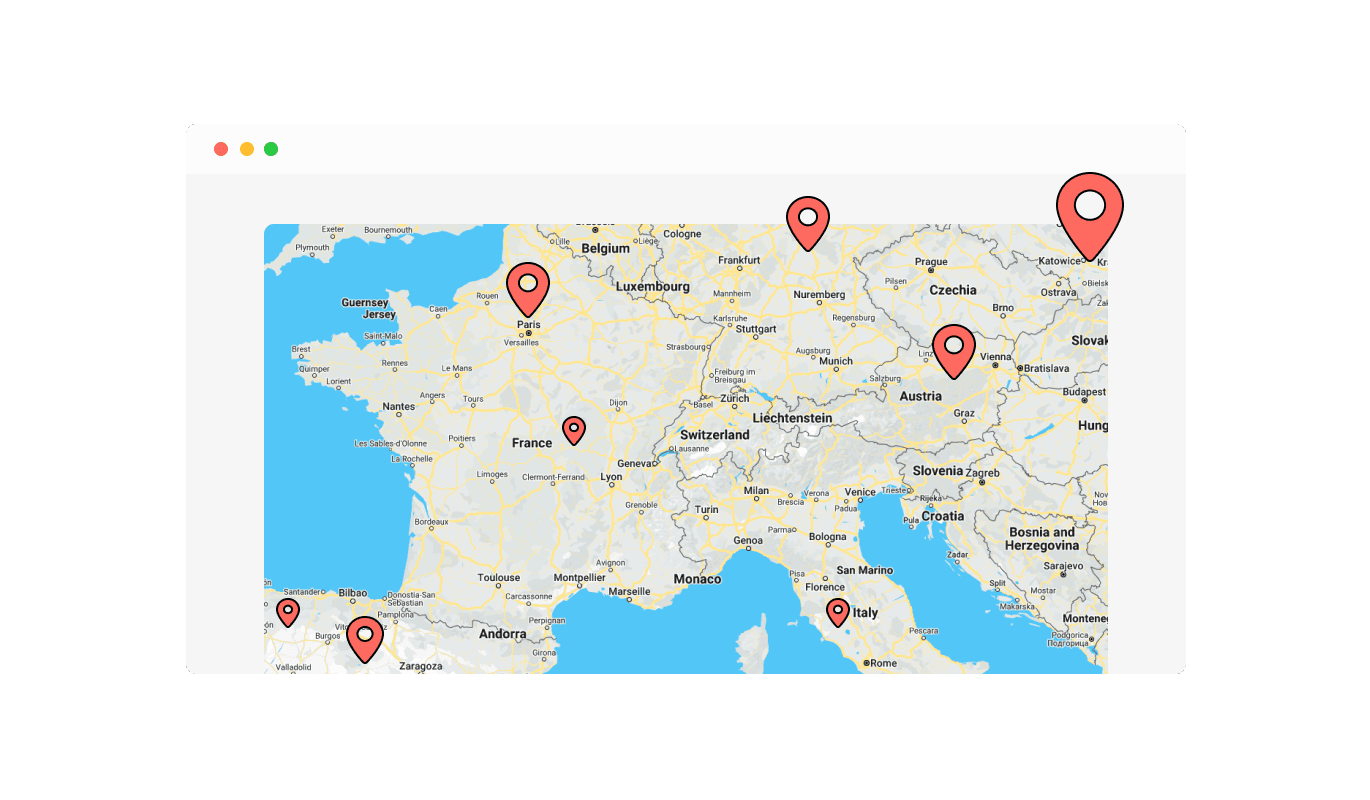 Google Maps - Showcasing Multiple Locations