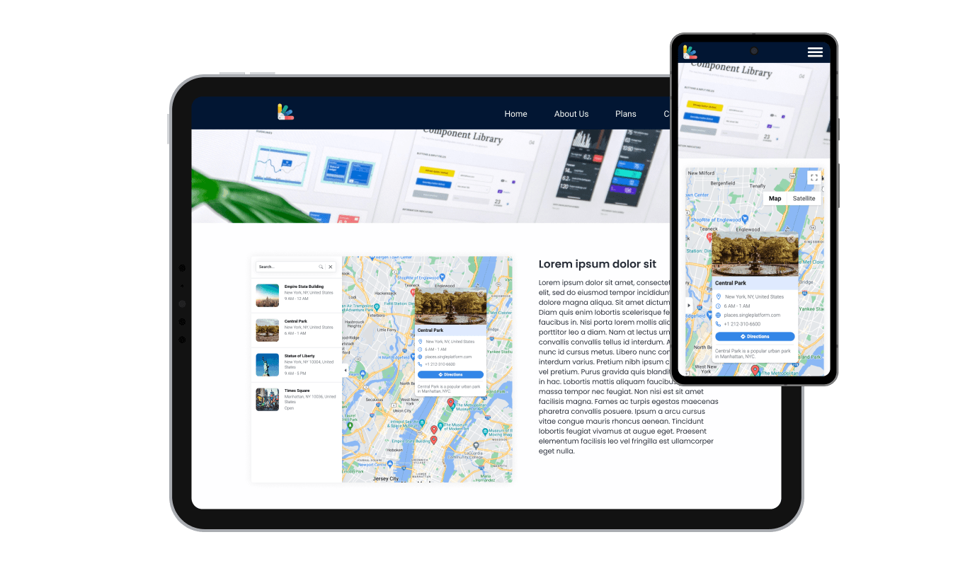 Google Maps - Joomla Google Maps extension: Flawless Experience Across Devices