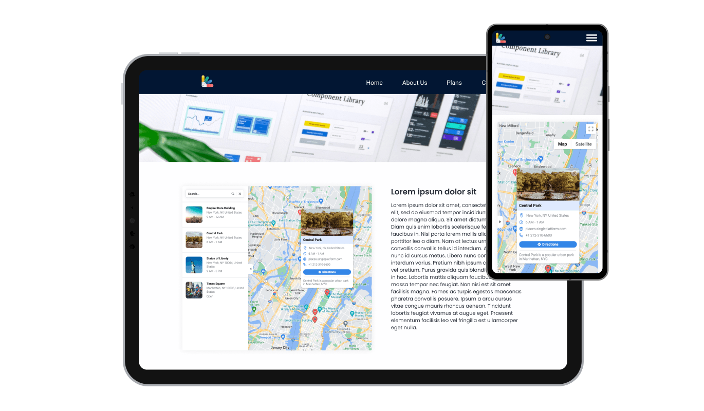 Google Maps - Microsoft Power Pages Google Maps widget: Flawless Experience Across Devices