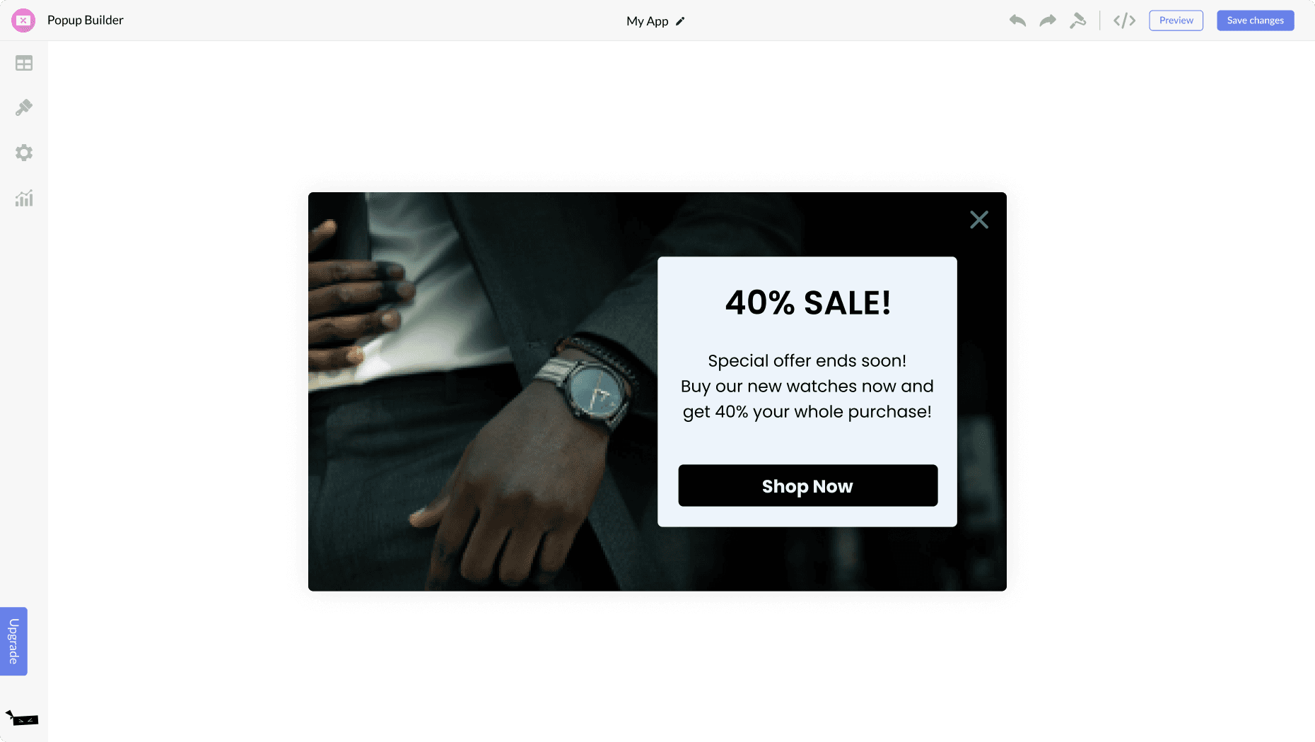 Popup Builder for Unbounce