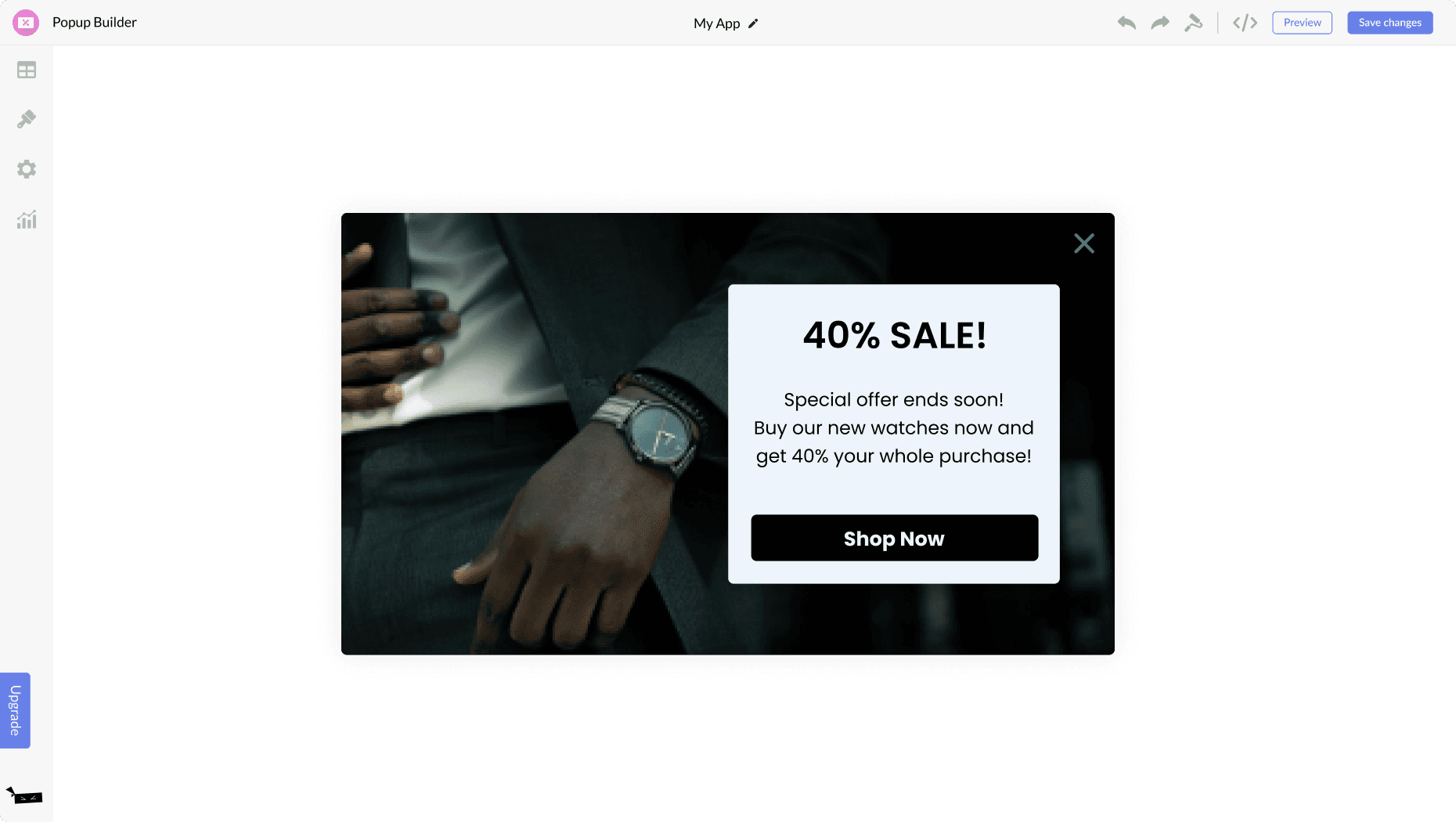 Popup Builder for Commerce Vision