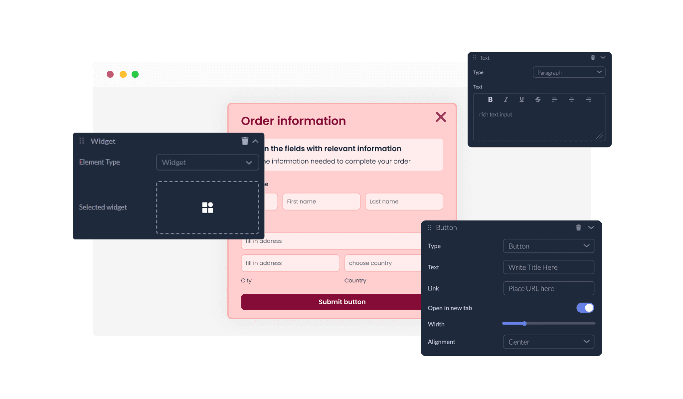 Popup Builder - Element Flexibility and Customization