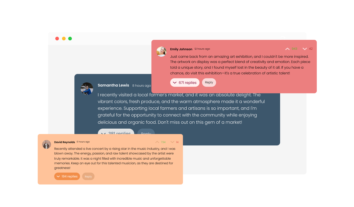 Comments - Enhance Your Design with MyCashflow Comments widget's Skins