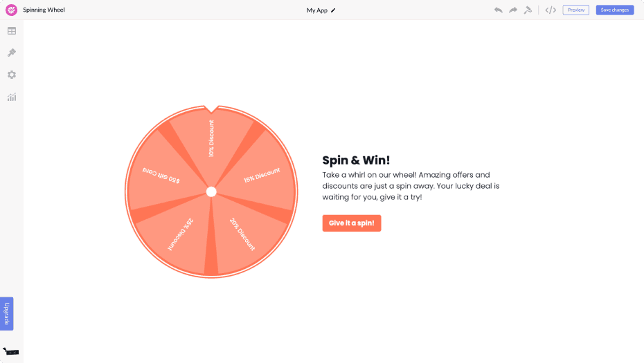 Spinning Wheel widget Free & Works on Any site