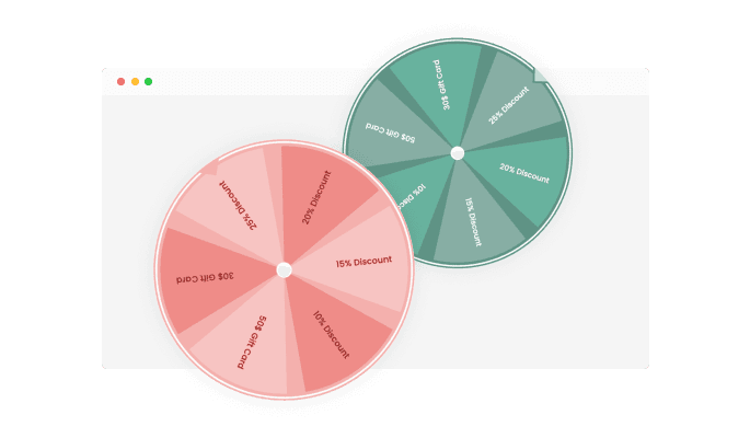 Spinning Wheel - Beautiful Tailor Brands Website Builder Spinning wheel Color Skins