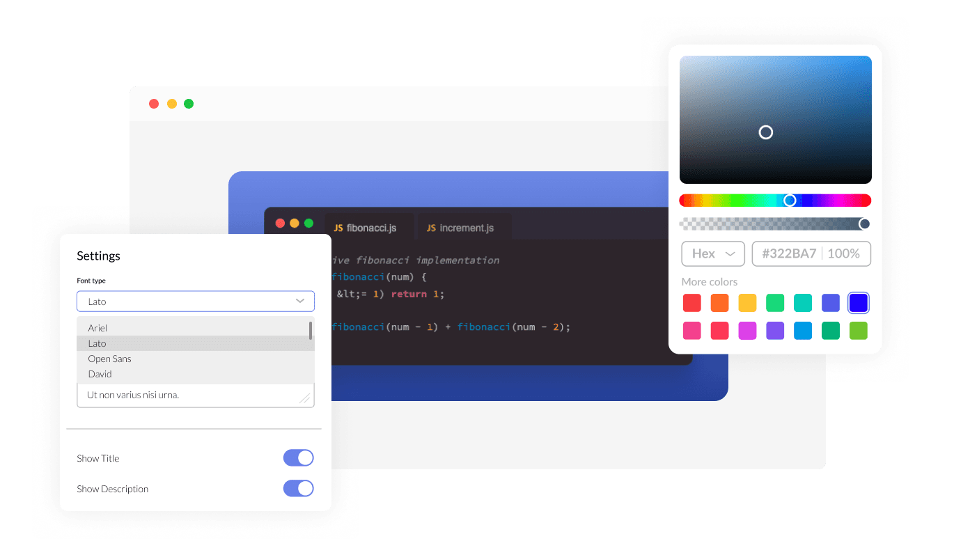 Code Snippets - Fully Customizable Code snippets for WebEden