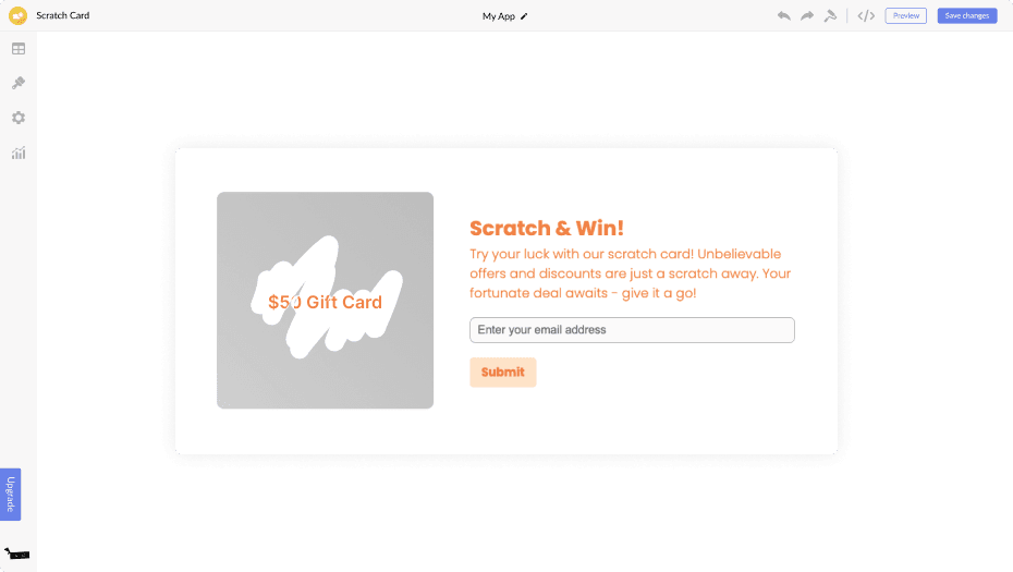 Scratch Card Widget Free & Works on Any site