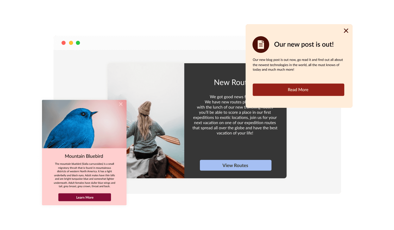 Corner Pop-up - Multiple OpenCart Floating Corner Pop-up Layouts