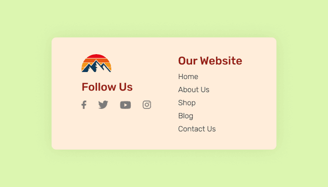 Mega Footer for SubHub logo
