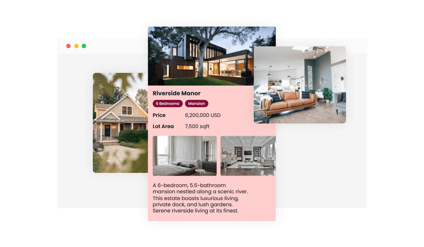 Real Estate Listings - Visual Property Exploration