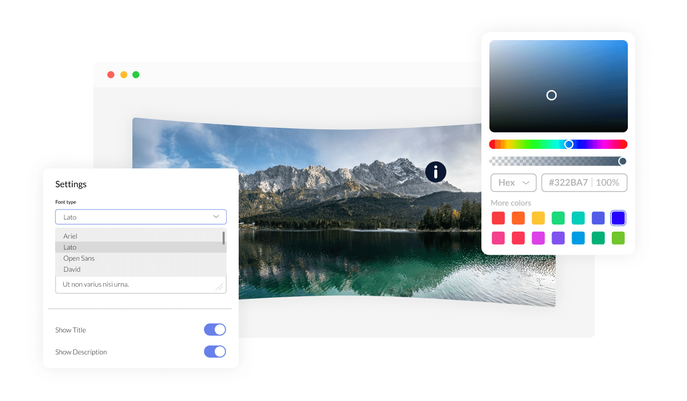 Virtual Tour - Fully Customizable 360 Panoramic images