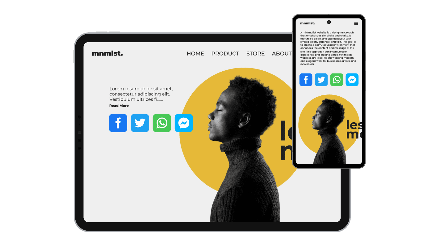 Social Share Buttons widget for Microsoft Power Pages
