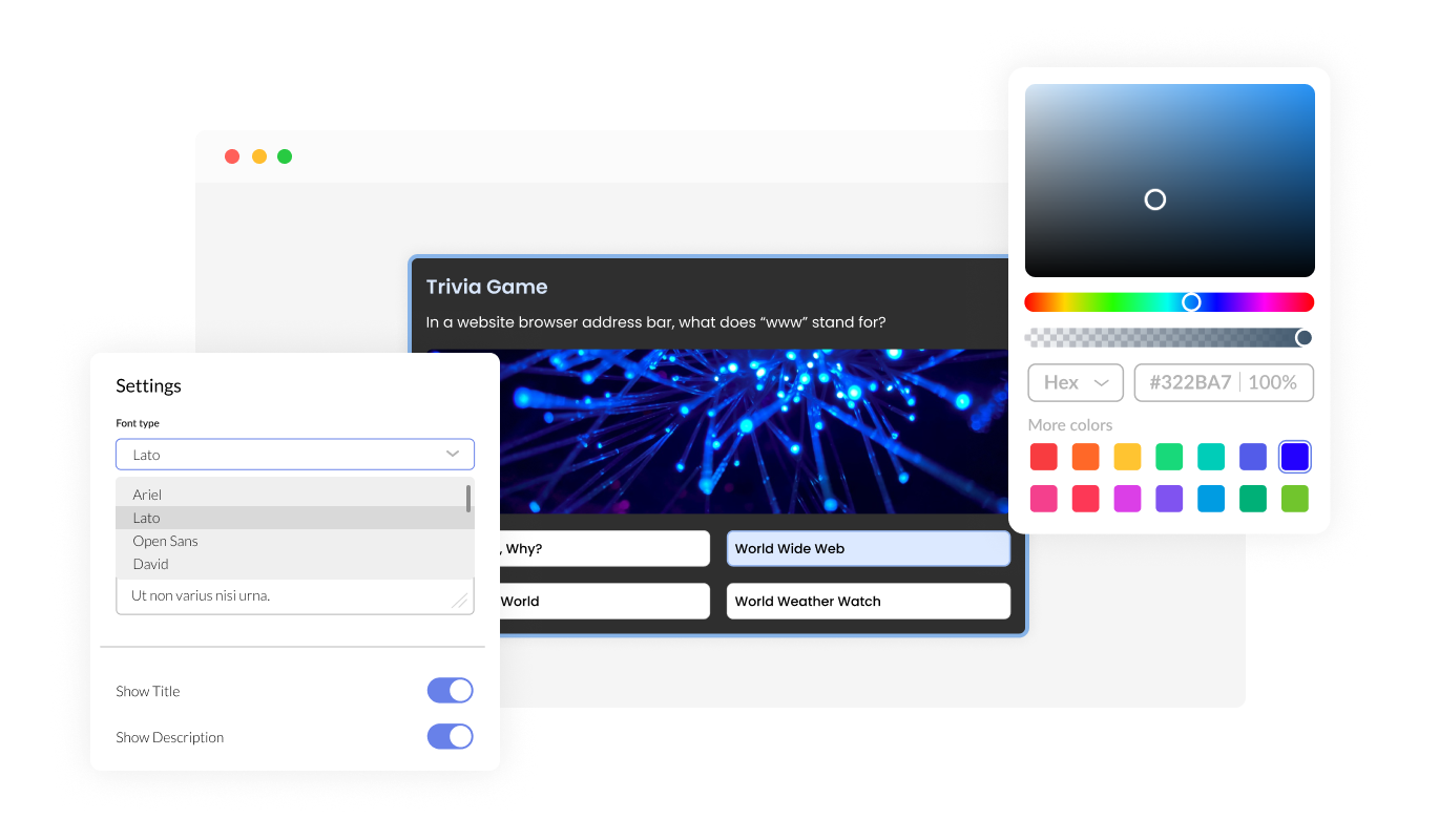 Quiz Maker - Fully Customizable Quiz widget for Slides Site Generator