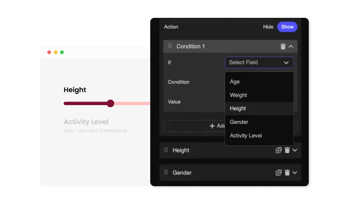 TDEE Calculator - Smart Conditional Logic for the TDEE Calculator