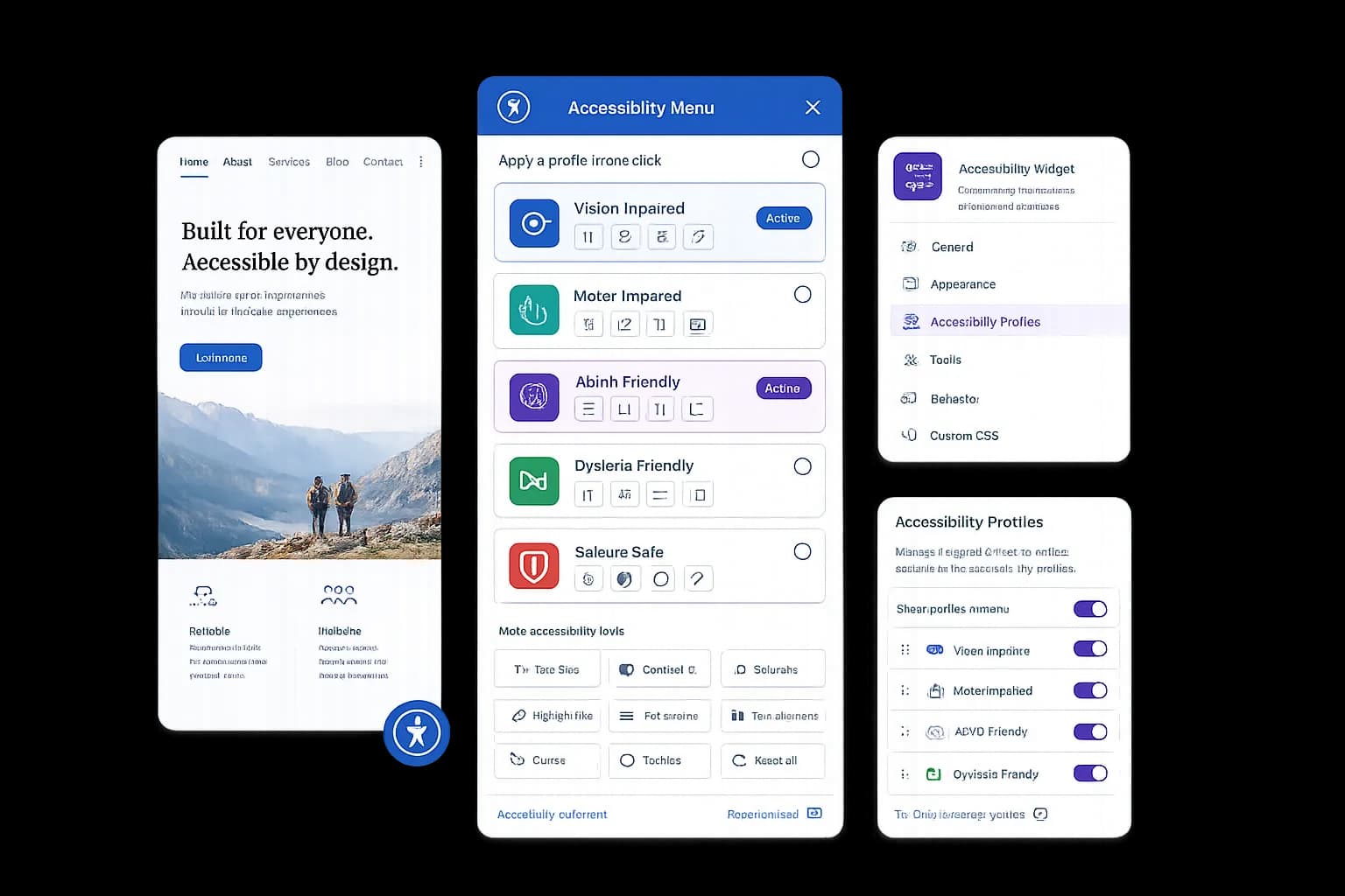 Accessibility - Ready-Made Profiles in the Website Accessibility Tool