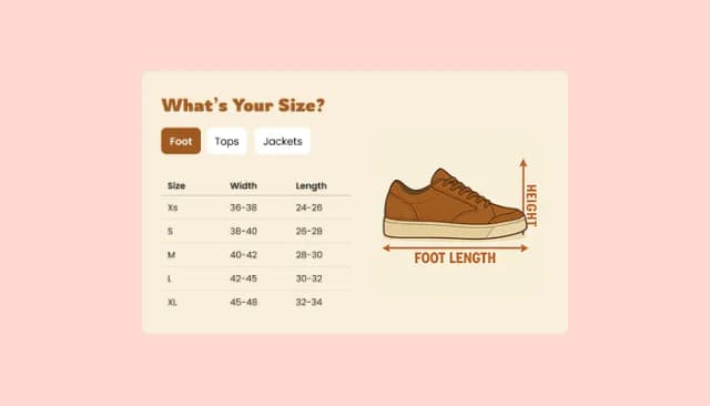 Size Chart for Mailchimp Website Builder logo