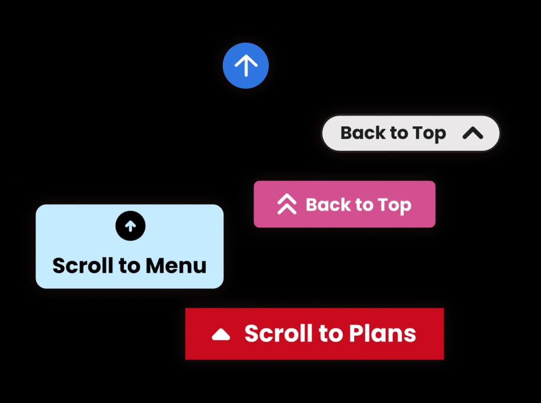 Back to Top Button widget preview