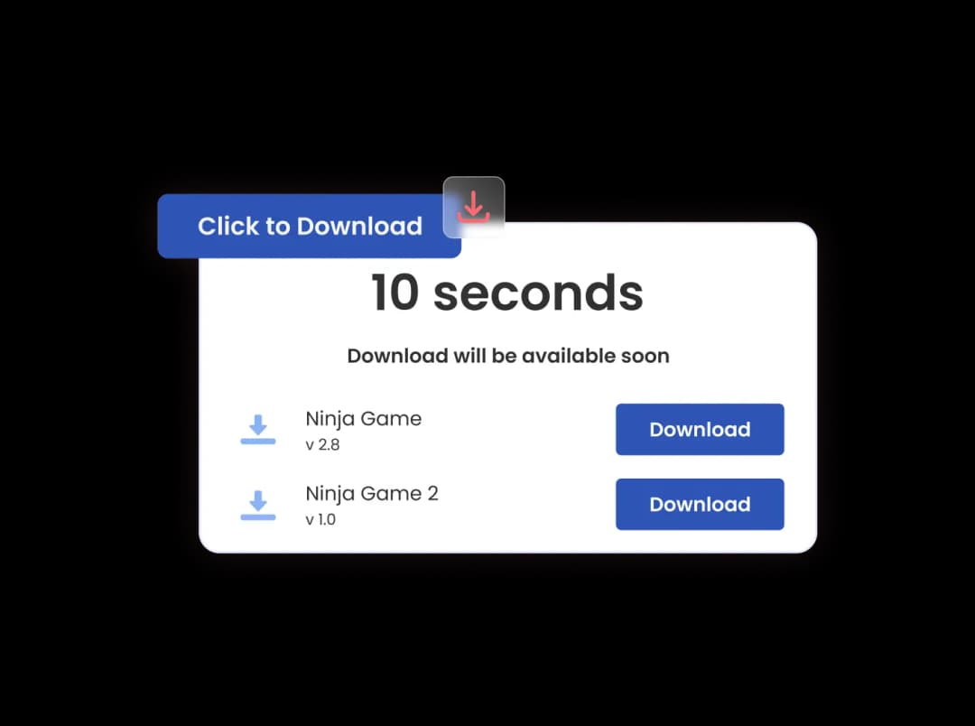 Countdown to Download widget preview