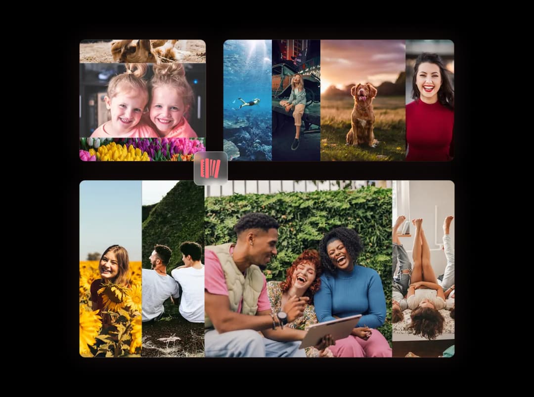 Image Accordion widget preview