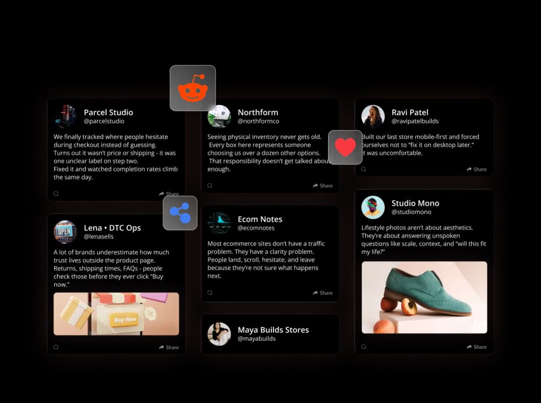Reddit Feed widget preview