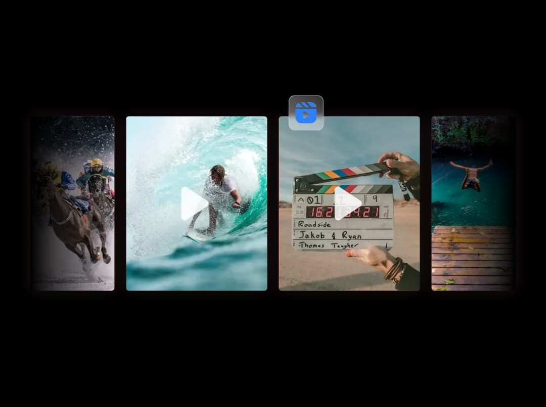 Video Slider widget preview