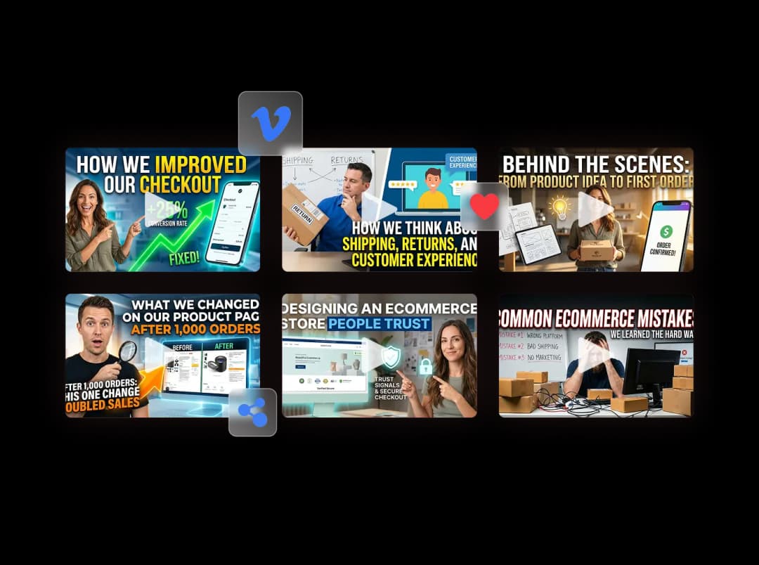 Vimeo Feed widget preview