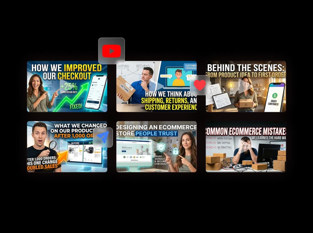 YouTube Feed widget preview
