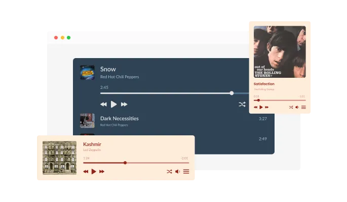 Audio Player - Multiple Layout Styles for the Audio Player Widget