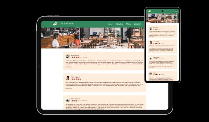 Google Reviews - Fully Responsive Design for your Joomla website