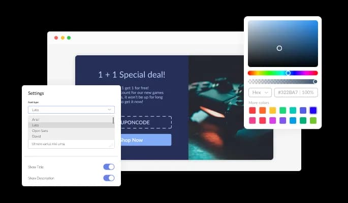 Coupon Popup - Easily customizable plugin