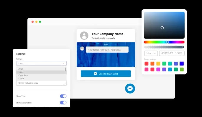 Messenger Chat - Fully Customizable
