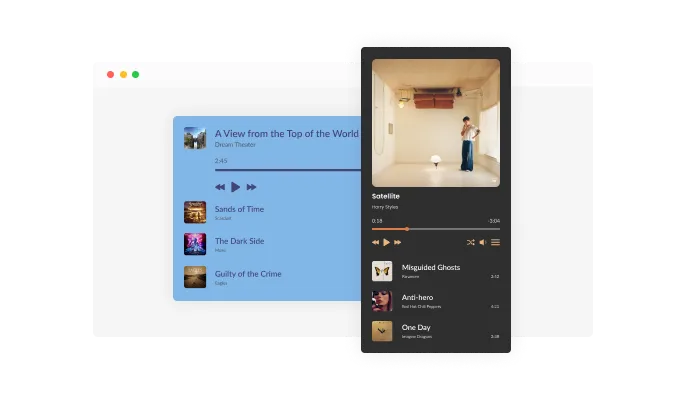 Audio Player - Build Playlists That Fit Your Website Layout